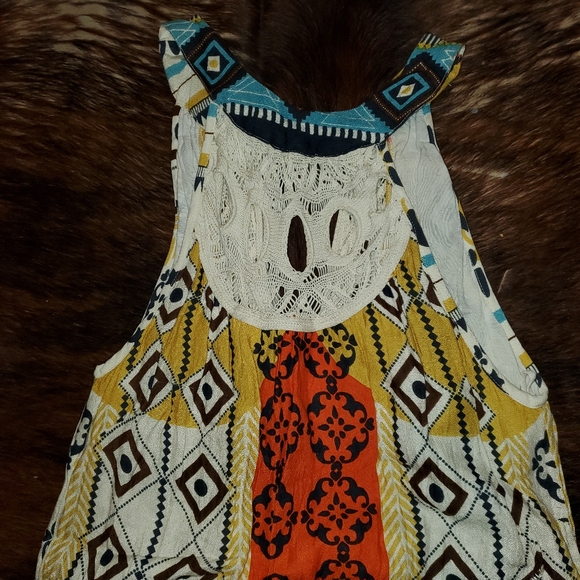 Ariat Cali. moon rise Aztec slim fit maxi dress - Picture 2 of 12
